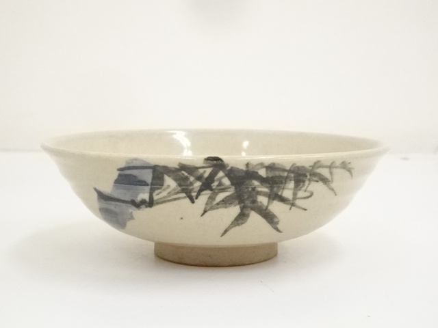 JAPANESE TEA CEREMONY FLAT TEA BOWL / CHAWAN 